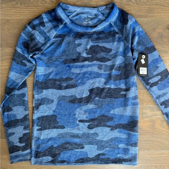 Lucky Brand Waffle Long Sleeve - Picture 1 of 3